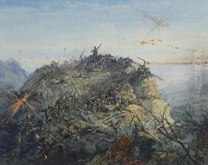 The Last Stand, Nicolson's Neck by Ernest Henry Griset
