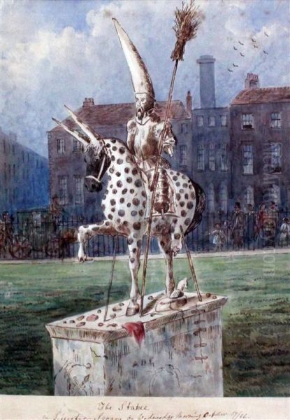 'the Statue In Leicester Square..' - view 1