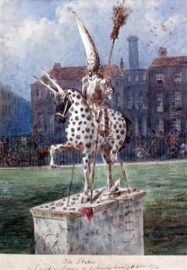 'the Statue In Leicester Square..' by Ernest Henry Griset