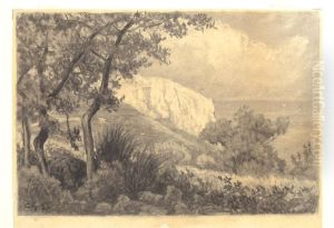Capri - Fog Lifting From Sea by Casimir Clayton Griswold