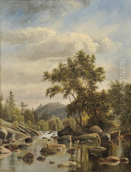 View Of A River In Spring - view 1