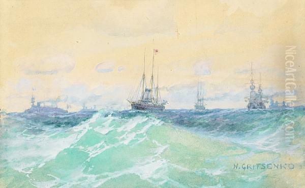 Shipping Through Rough Seas - view 1