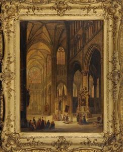 Interior Of The Cathedral Of Amiens