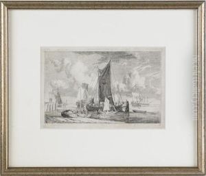 Four Continental Etchings by Gerrit Groenewegen