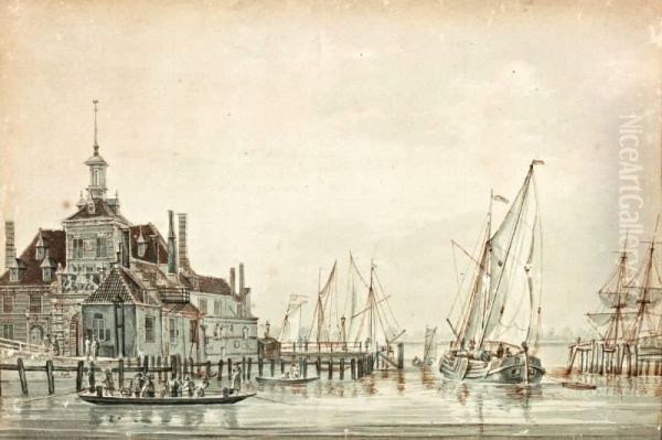 De Ooster Oude Hoofdpoort Aan De Ingang Van De Oudehaven Te Rotterdam - view 1
