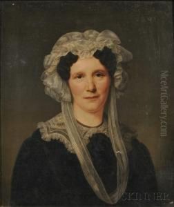 Woman In A Lace Cap And Collar