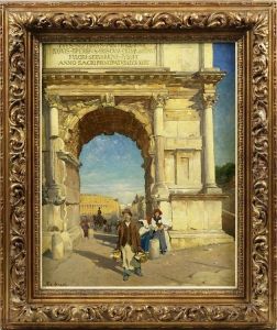 Titusbogen In Rom by Theodor Groll