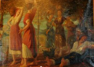 " Vendemmia " - 1926 by Costantino Grondona