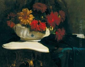 Vaso Di Fiori Sopra Una
Console