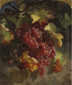 Grapes On A Vine by Theude Gronland