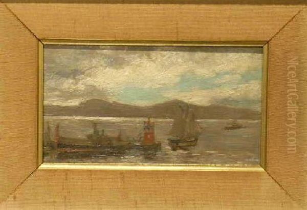 Boats Near A Lighthouse - view 1