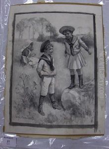 Children Playing by William Henry Charles Groome