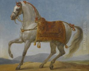 Bonaparte's Arab Stallion, "marengo" by Antoine-Jean Gros