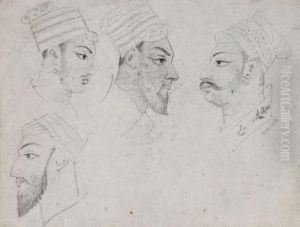 Etudes De Figures, D'apres Des Miniatures Persanes Etudes De Figures, D'apres Des Miniatures Persanes