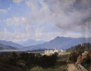 View Of Patzcuaro by Baron Jean-Baptiste Gros