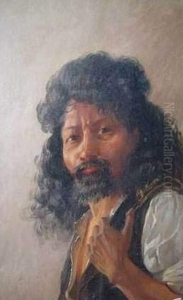 Homme Barbu Au Gilet Noir - view 1