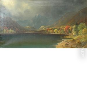 Untitled Lake Scene by Daniel Charles Grose