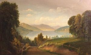 Road To A Lake by Daniel Charles Grose
