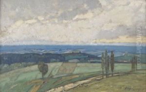 Fin De La Journee En Bresse by Henry Grosjean