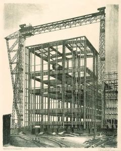 Kesselhaus Mit Montagegraben (montageanlage Bewag Berlin, Kraftwerk West) by Carl Grossberg