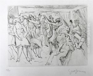 Tanz Im Bordell by Rudolf Grossmann
