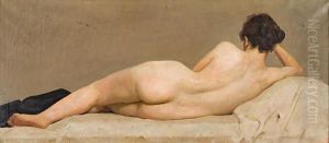 Nudo Di Donna Di Spalle by Giacomo Grosso