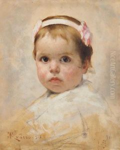 Ritratto Di Bimba by Giacomo Grosso