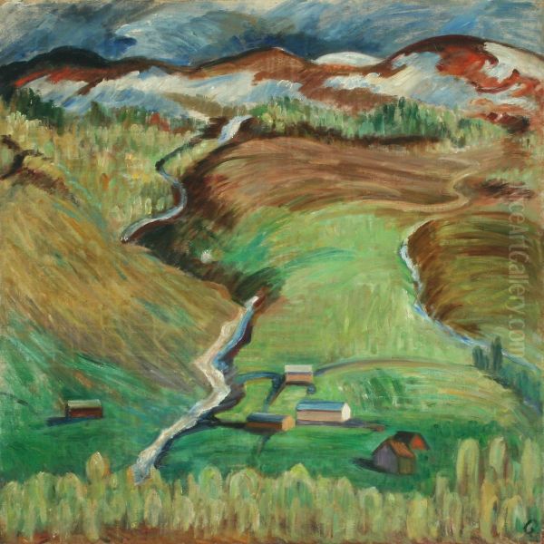 Landscape With Houses - view 1