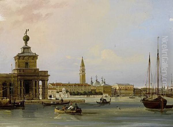 The Entrance To The Grand Canal By Santa Maria Della Salute - view 1