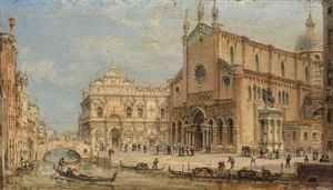 View Of The Piazza San Giovanni Et Paolo