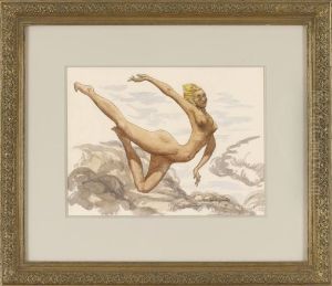 Leaping Nude by Francis Gruber