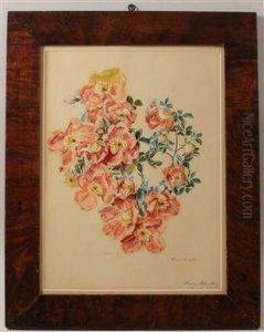Orange-yellow Roses by Franz Xaver Gruber