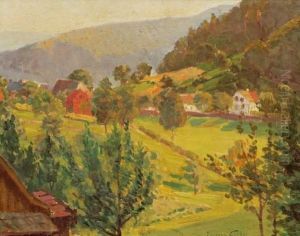 Maisons Dans Un Paysage