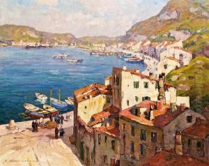 Hafen Von Bonifacio by Franz Gruber-Gleichenberg