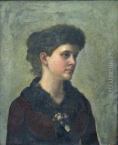 Portrait Of Pretty Young Woman Portrait Of Pretty Young Woman