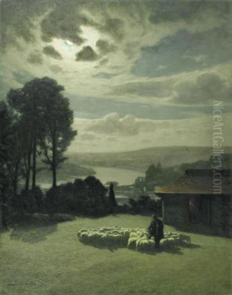 Shepherd Under The Full Moon - view 1