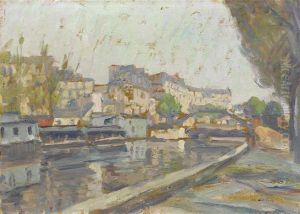Saint Martin Canal. by Maurice Grun