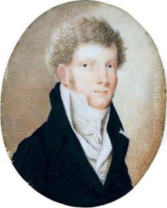 Ritratto Di Carl Maria Von Zedwitz In Giacca Nera E Plastron