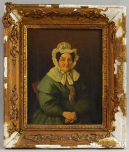 Portrait Of A Woman In A Bonnet