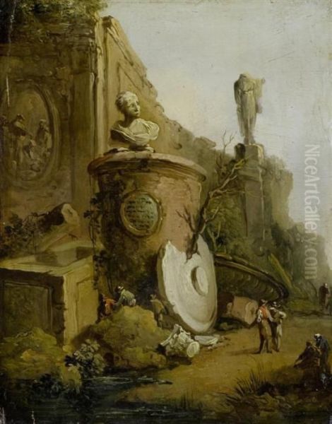 Ruins In A Landscape - view 1