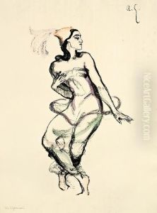 "figuren". Um 1920 by Arthur Grunenberg