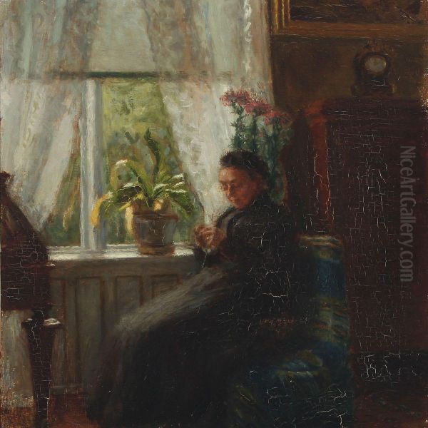 Interior With A Woman By The Window - view 1