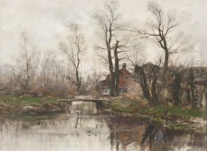 Farm By The Water by Charles Paul Gruppe