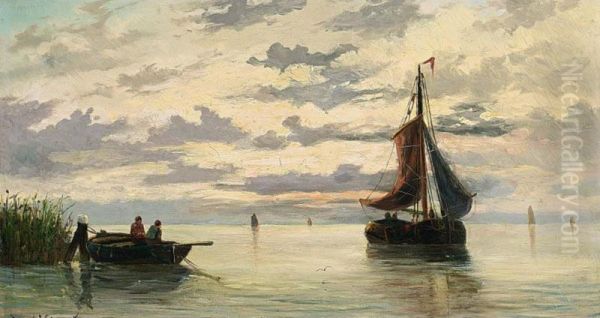 Boats In An Estuary - view 1