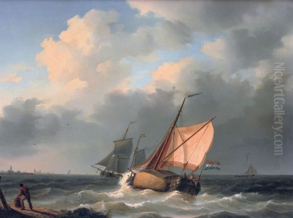 A Hay Barge On Choppy Waters - view 1
