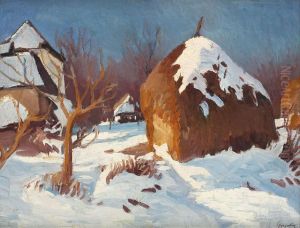 Peisaj De Iarna by Janos Gruzda