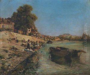 Lavandieres Sur Le Rhone