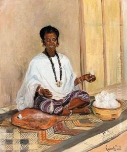 La Fileuse Africaine by Laurent Gsell