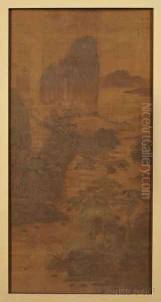 Depicting A Landscape With Houses And Boats - view 1