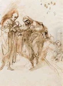 Flight Into Egypt by Pietro Francesco Guala